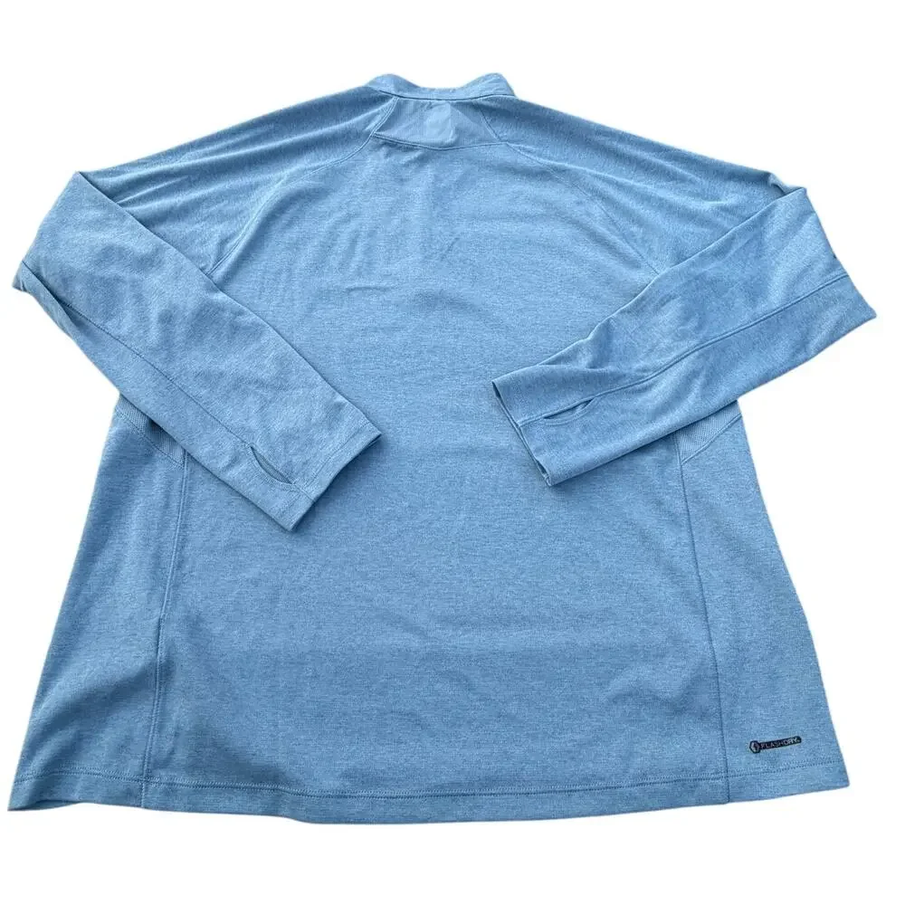 The North Face Flashdry Quarter Zip Pullover - Light Blue - Size XXL